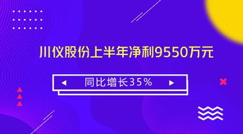 川仪股份上半年业绩稳健增长 净利同比增35%至9550万元，技术咨询业务成为新亮点